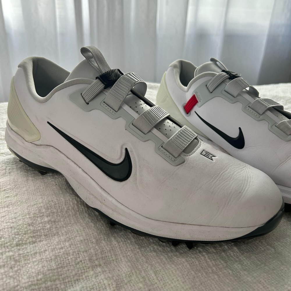 Nike Air Zoom Mens Golf Shoes Tiger Woods White Men… Gem